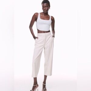 Aritzia Babaton Agency Cropped Pant - City Wool